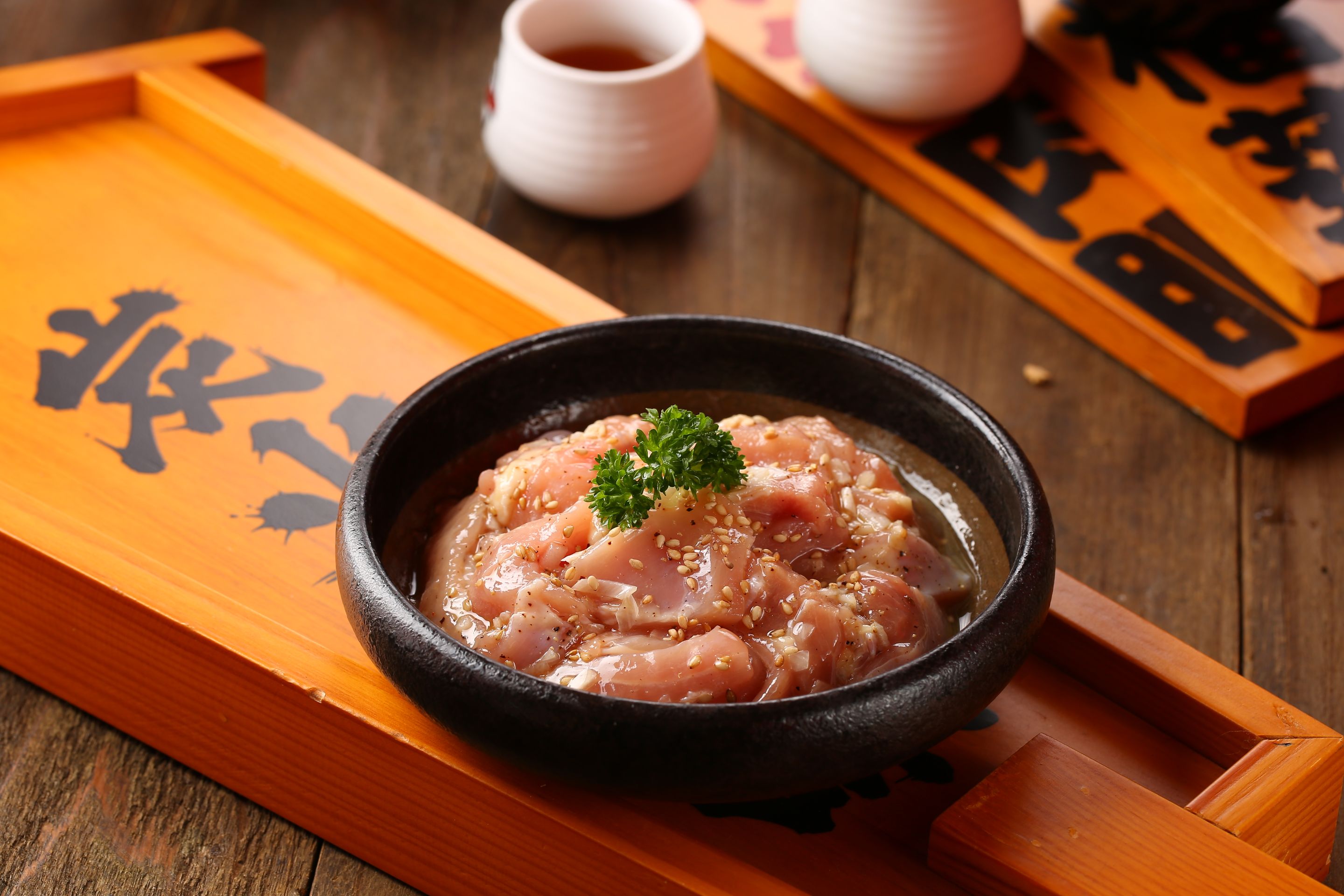 白葱油鸡腿肉